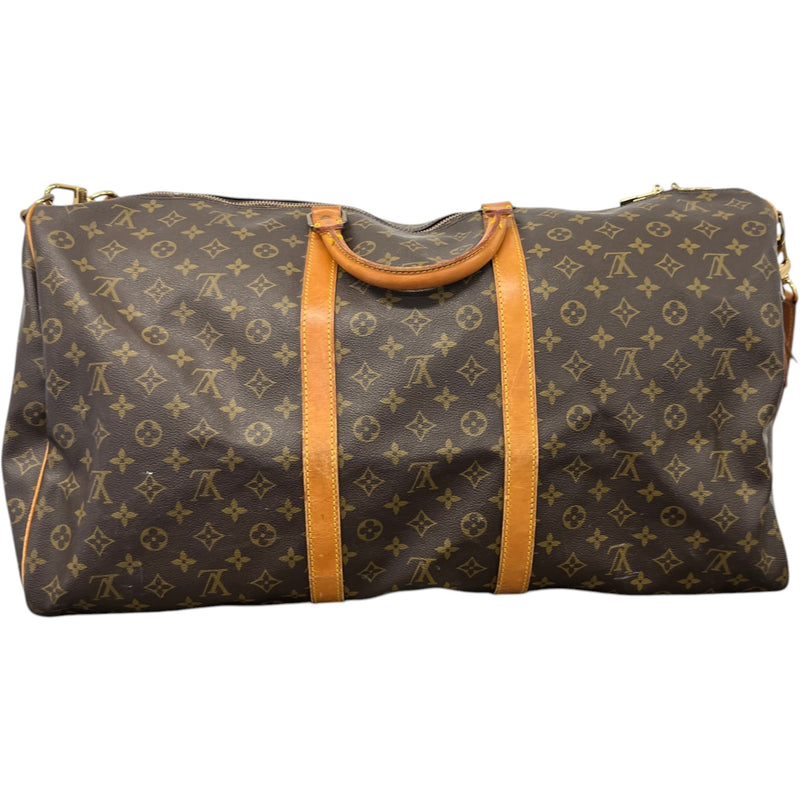 Men's Monogram Keepall 60 Travel Bag Brown