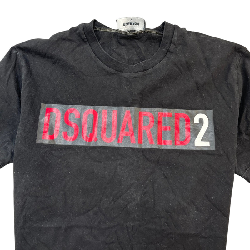 Men's Logo Print T-Shirt Black Size L