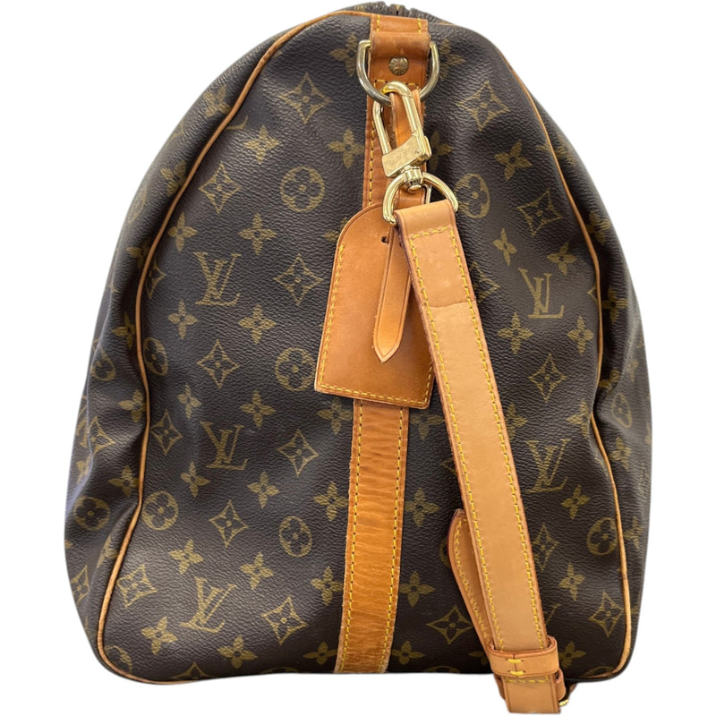 Men's Monogram Keepall 60 Travel Bag Brown