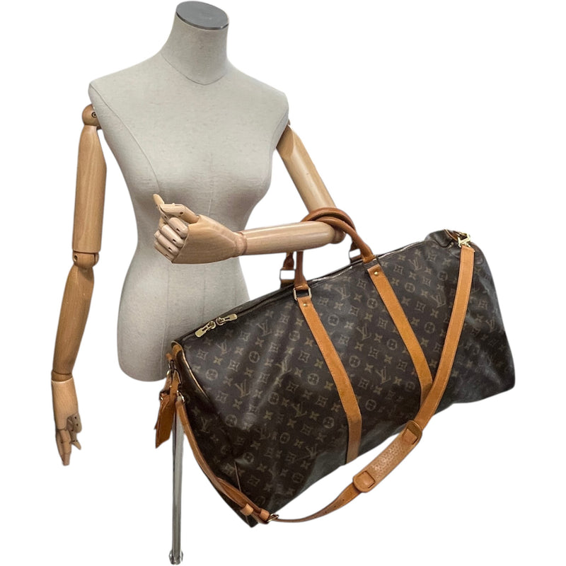 Men's Monogram Keepall 60 Travel Bag Brown