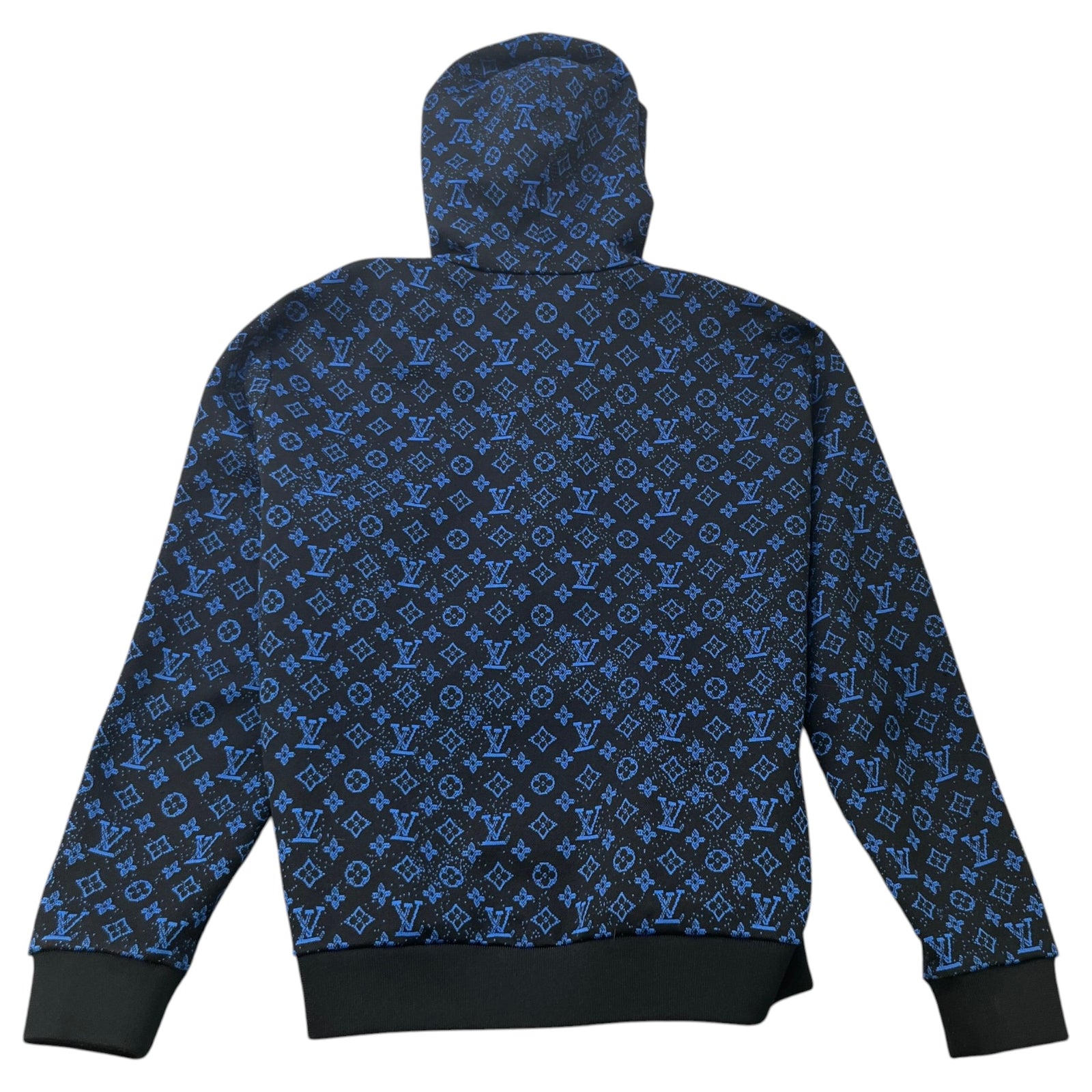 Men's Monogram Zip Up Hoodie Black Size XL - Photo 2