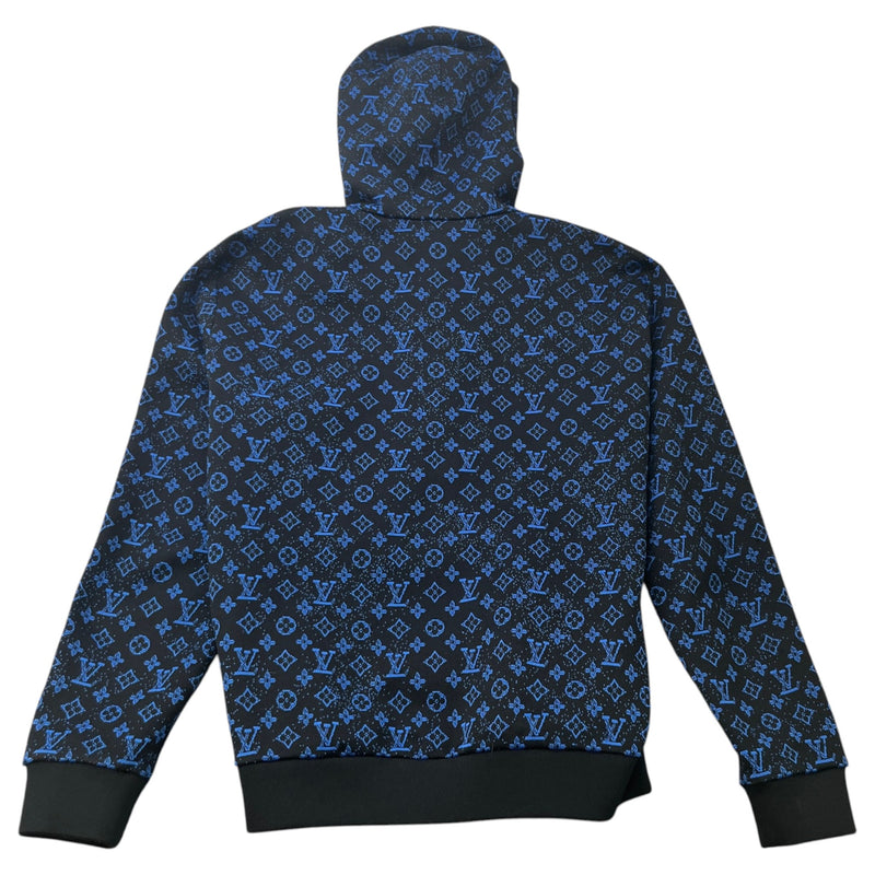 Men's Monogram Zip Up Hoodie Black Size XL