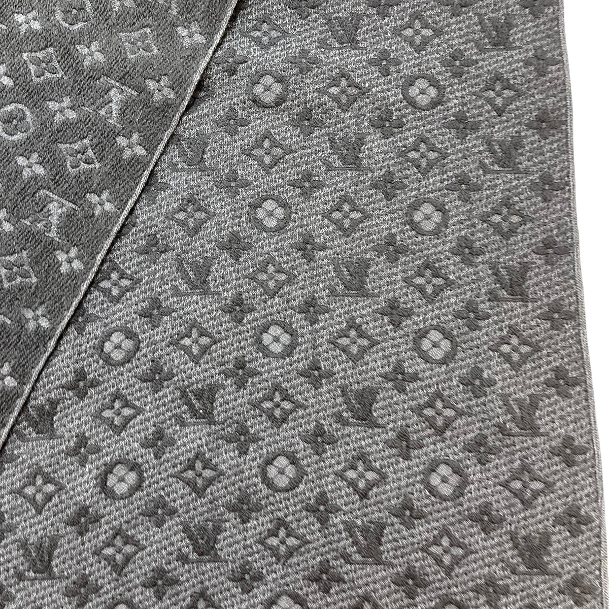 Men's Monogram Classic Scarf Black - Photo 5