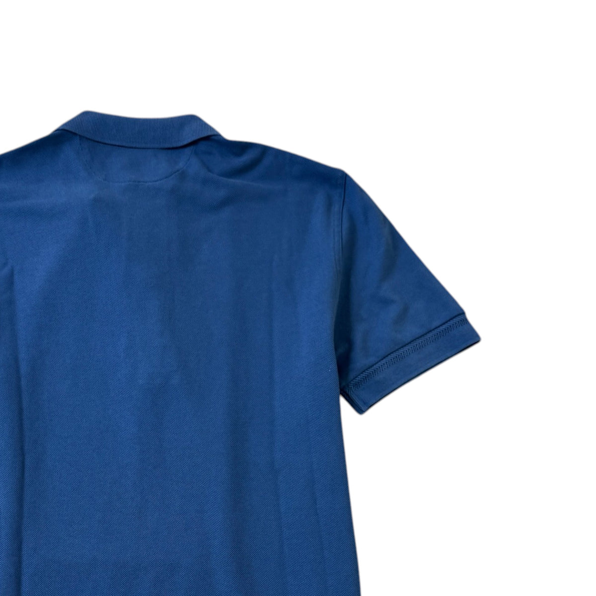 Men's Embroidered Logo Polo Shirt Blue Size M - Photo 4