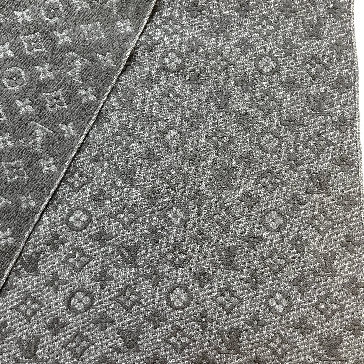 Men's Monogram Classic Scarf Black - Photo 6