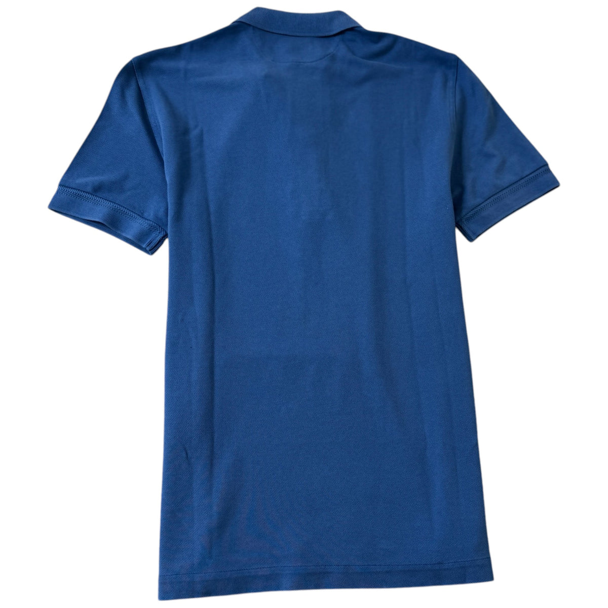Men's Embroidered Logo Polo Shirt Blue Size M - Photo 3