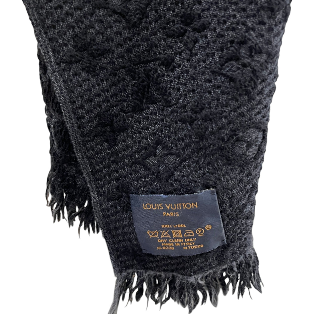 Men's Monogram Classic Scarf Black - Photo 7