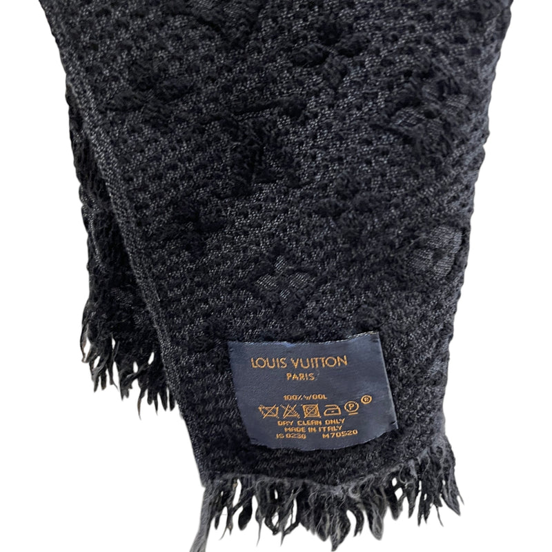 Men's Monogram Classic Scarf Black
