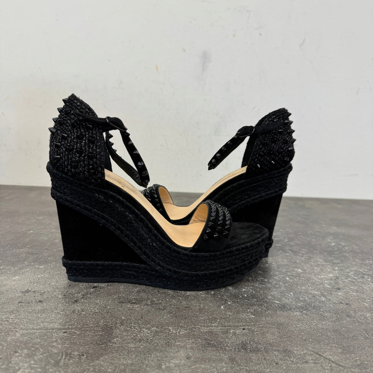 Women's Madmonica 120mm Spiked Heels Black Size UK 7 / EU 40 - Photo 11