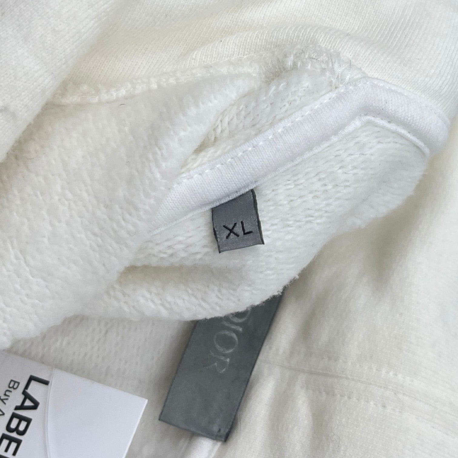 Men's 1947 Ave Montaigne Hoodie White Size XL - Photo 5