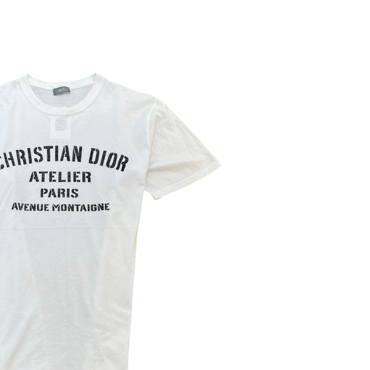 Men's Logo Print T-Shirt White Size L - Photo 3