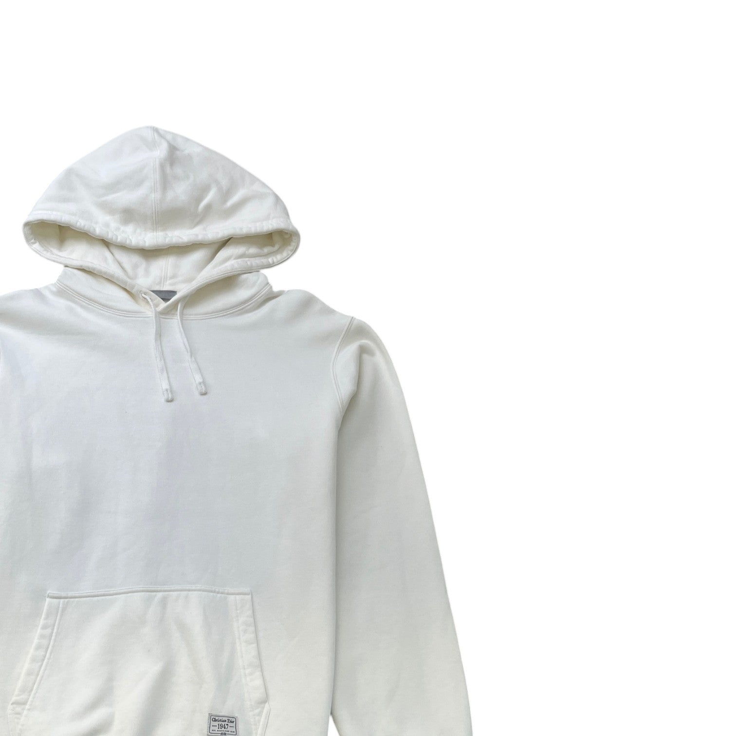 Men's 1947 Ave Montaigne Hoodie White Size XL - Photo 3