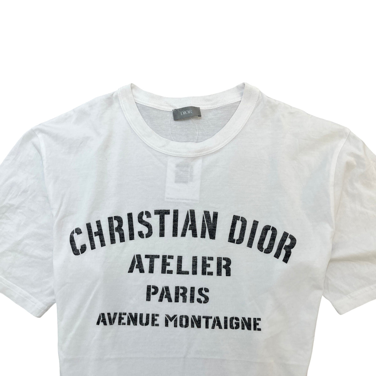 Men's Logo Print T-Shirt White Size L - Photo 5