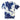 Men's Bandana Monogram T-Shirt Blue Size XXL