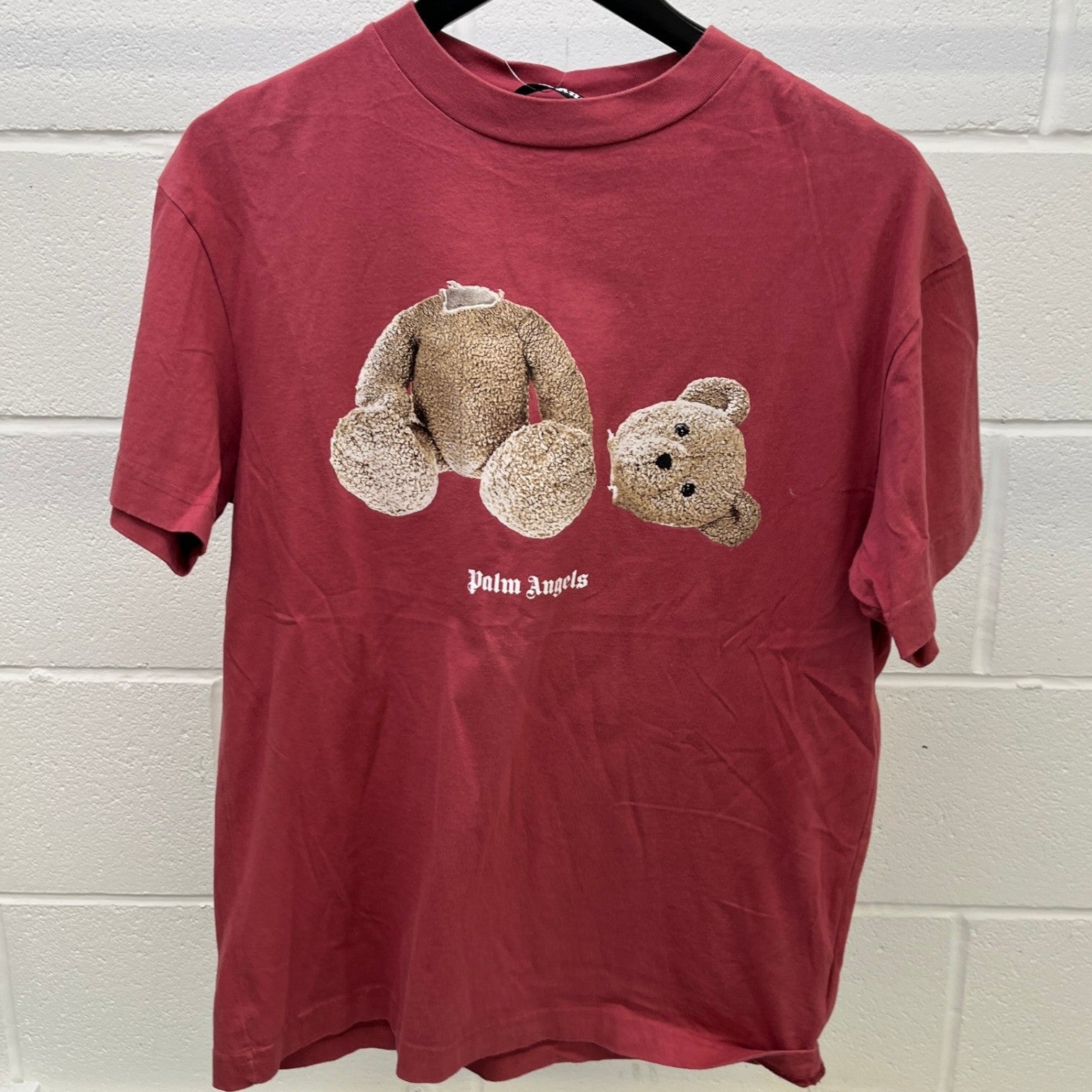 Men's Kill The Bear T-Shirt Red Size S - Photo 6