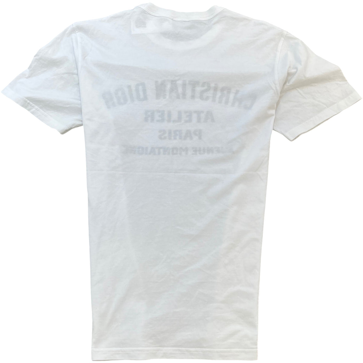 Men's Logo Print T-Shirt White Size L - Photo 2