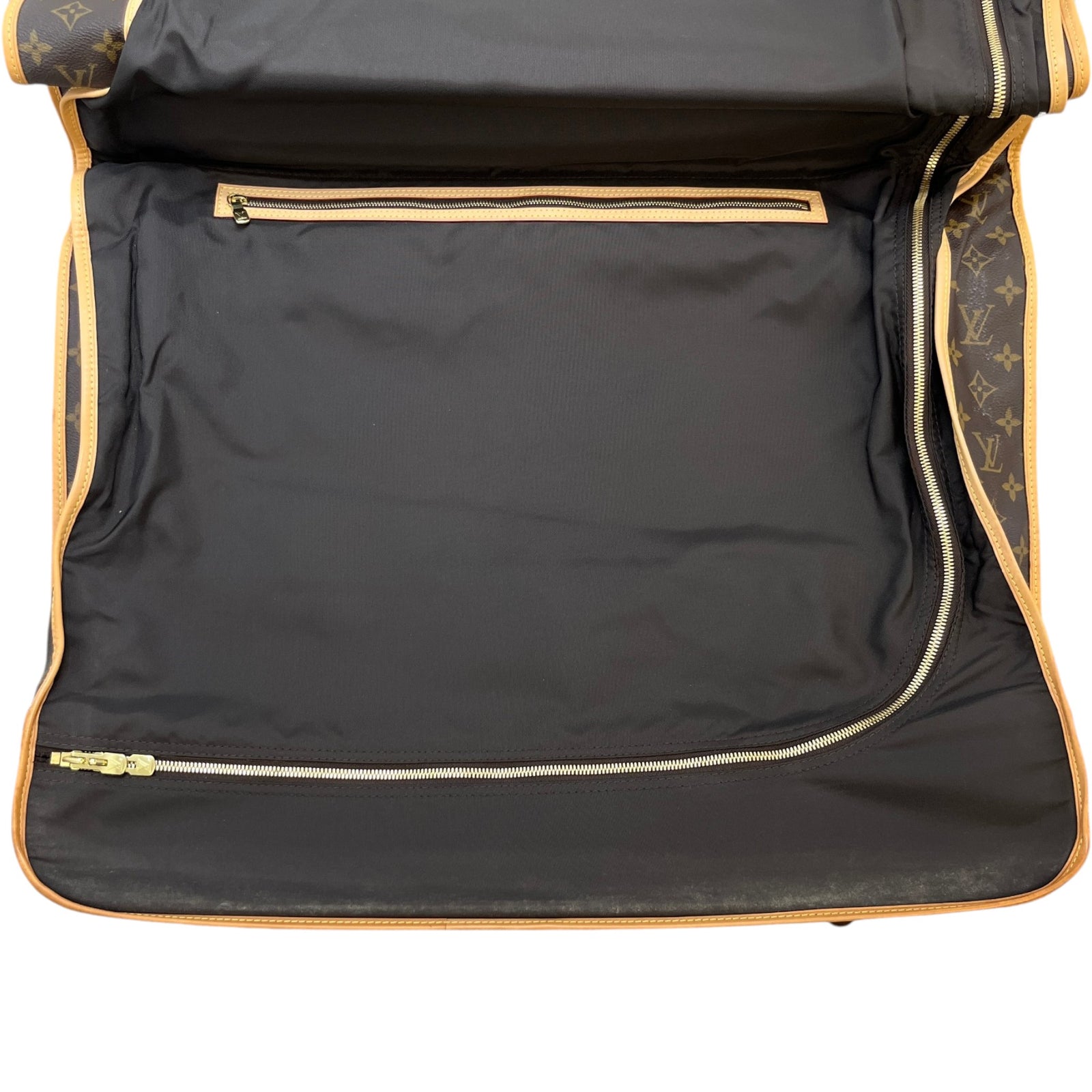 Men's Monogram Garment Carrier Travel Bag Brown - Photo 16