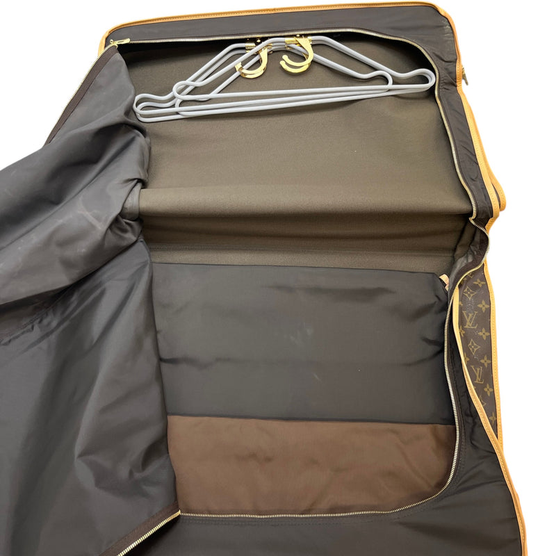 Men's Monogram Garment Carrier Travel Bag Brown