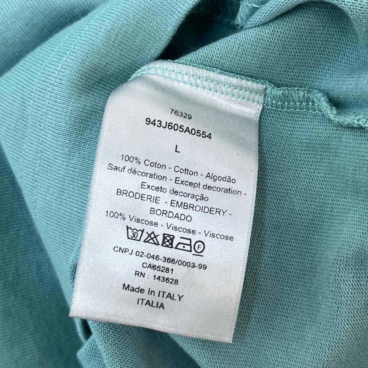 Men's CD Icon T-Shirt Blue Size L - Photo 6