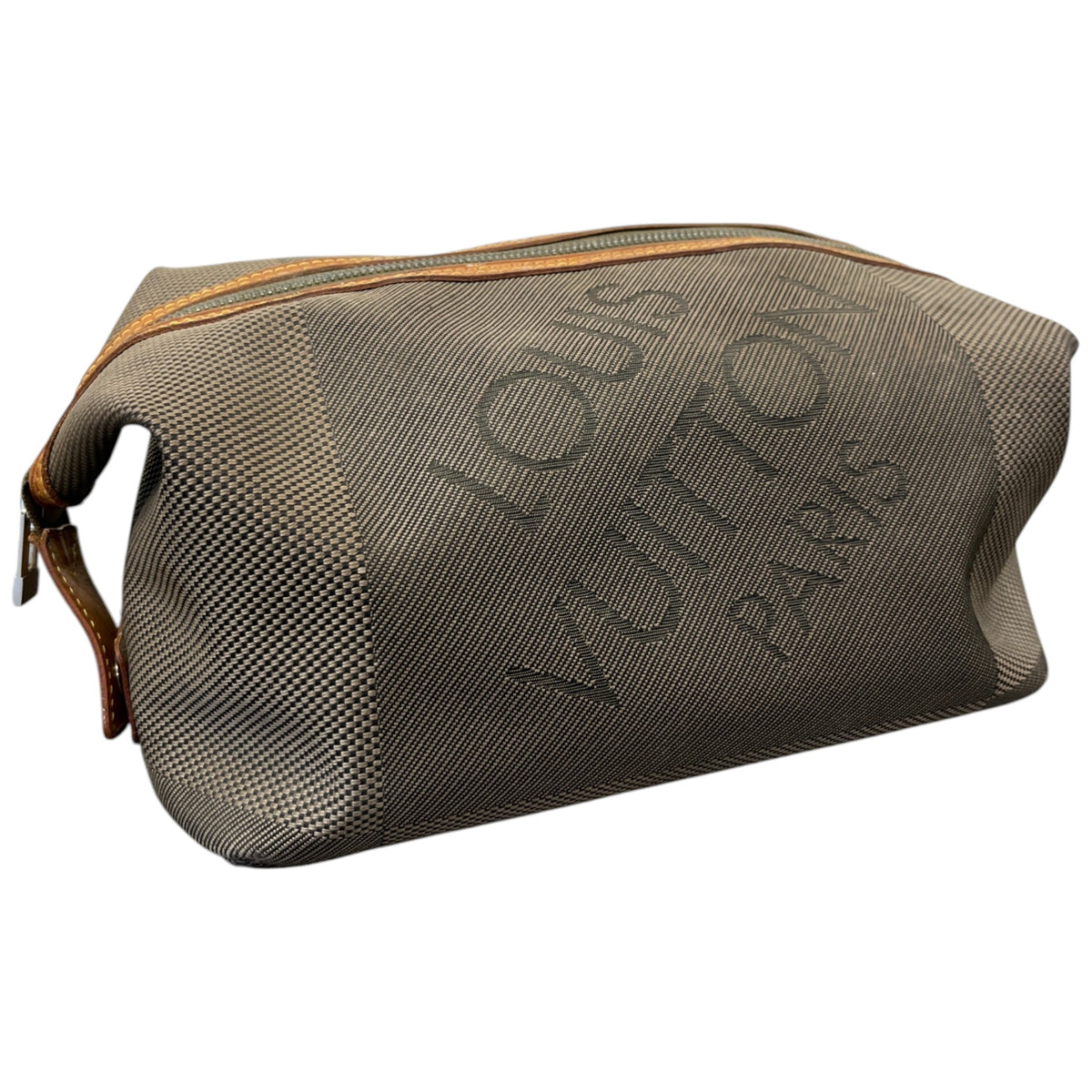 Men's Damier Geant Albatros Toiletry Bag Khaki - Photo 3