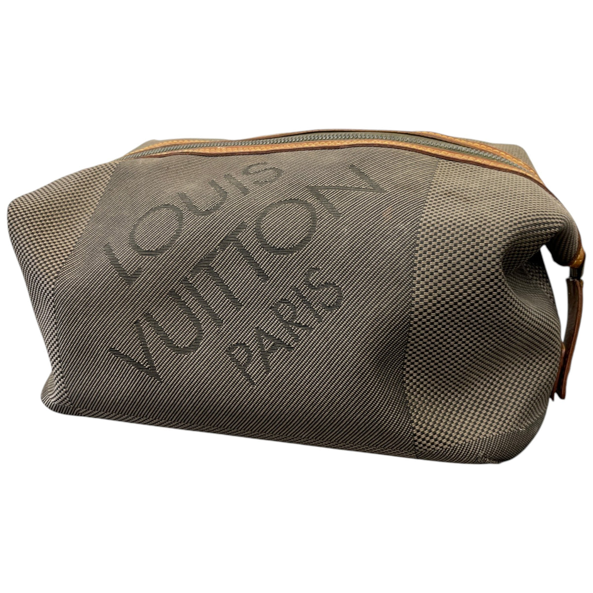 Men's Damier Geant Albatros Toiletry Bag Khaki - Photo 4