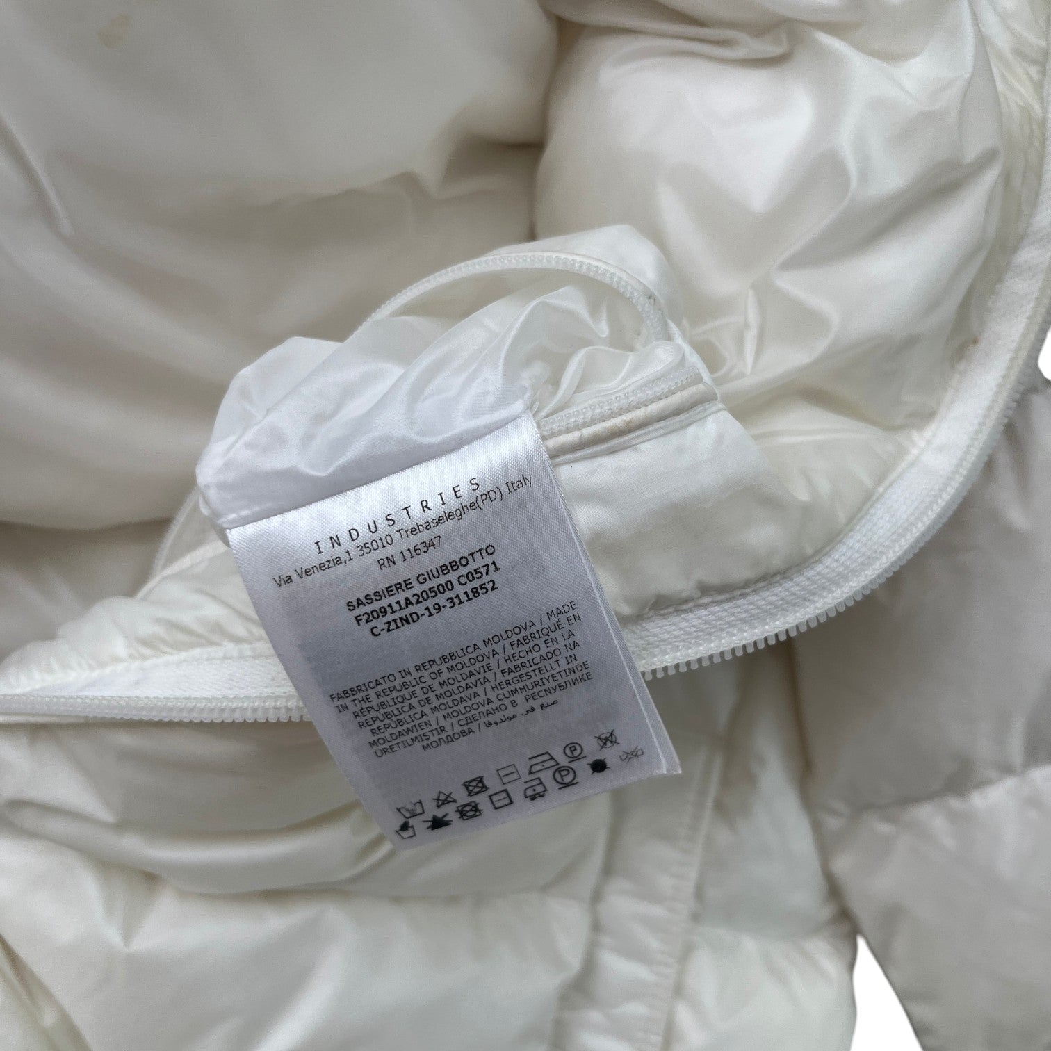 Women's Sassiere Down Jacket White Size 1 / UK 10 - Photo 8