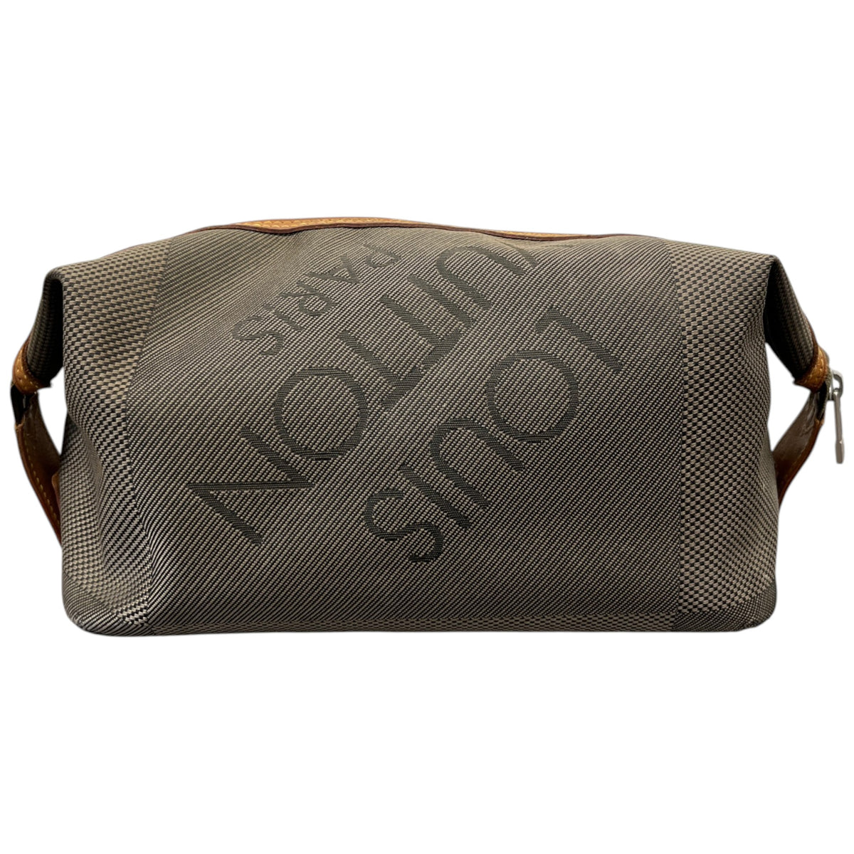 Men's Damier Geant Albatros Toiletry Bag Khaki - Photo 2