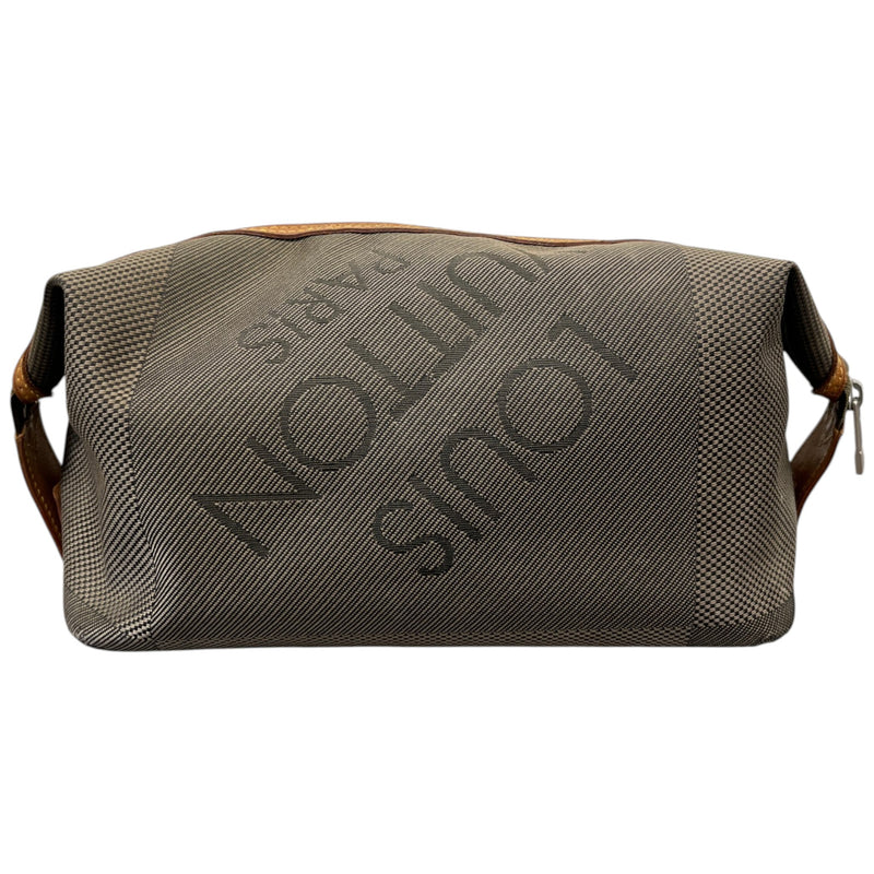 Men's Damier Geant Albatros Toiletry Bag Khaki