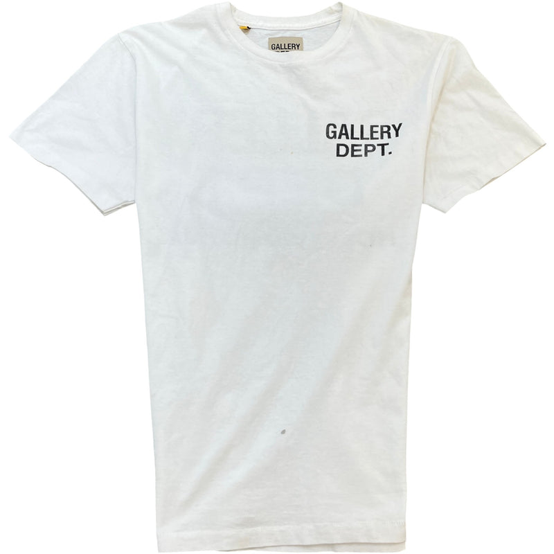 Men's Logo Print T-Shirt White Size M
