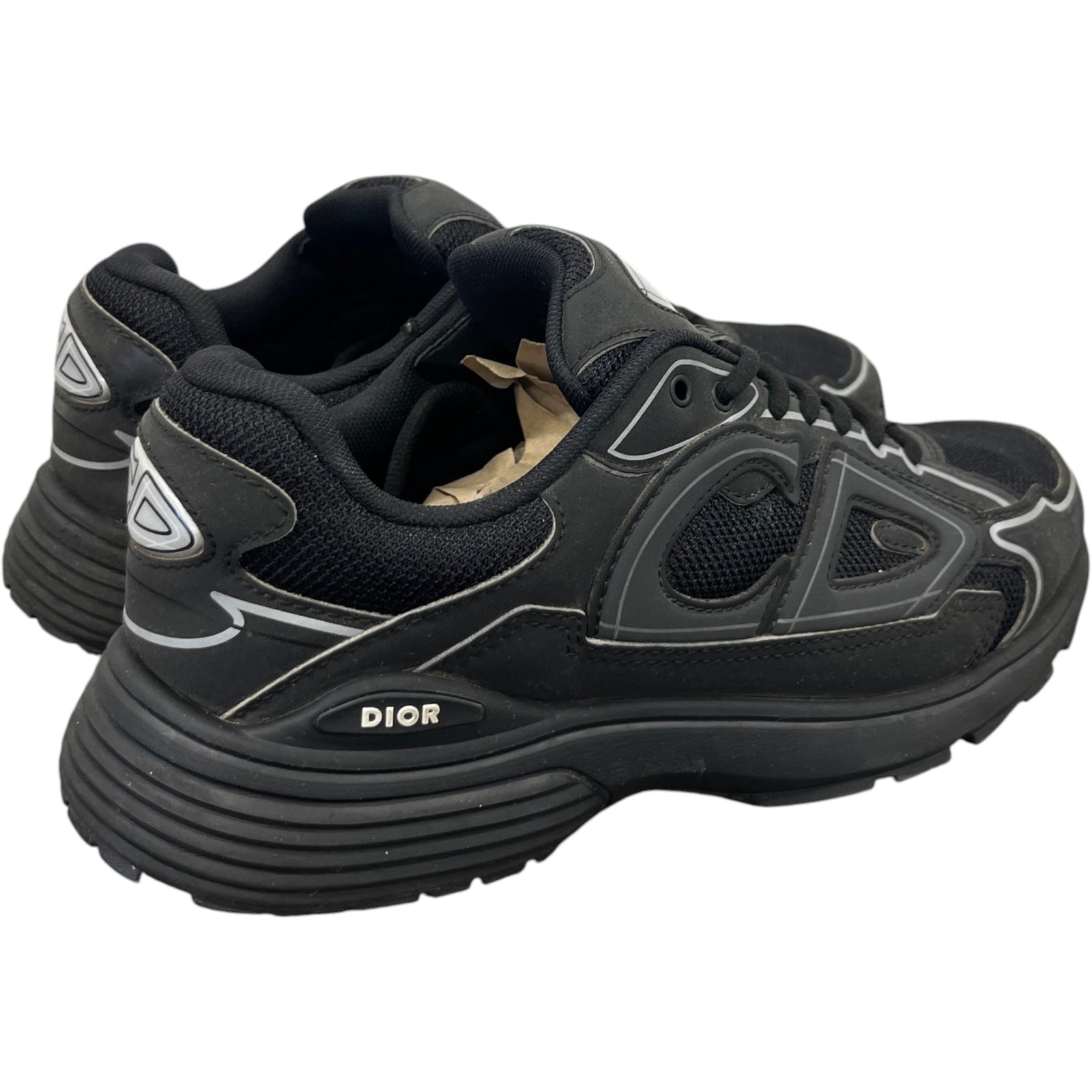 Men's B30 Low Trainers Black Size EU 42 / UK 8 - Photo 8