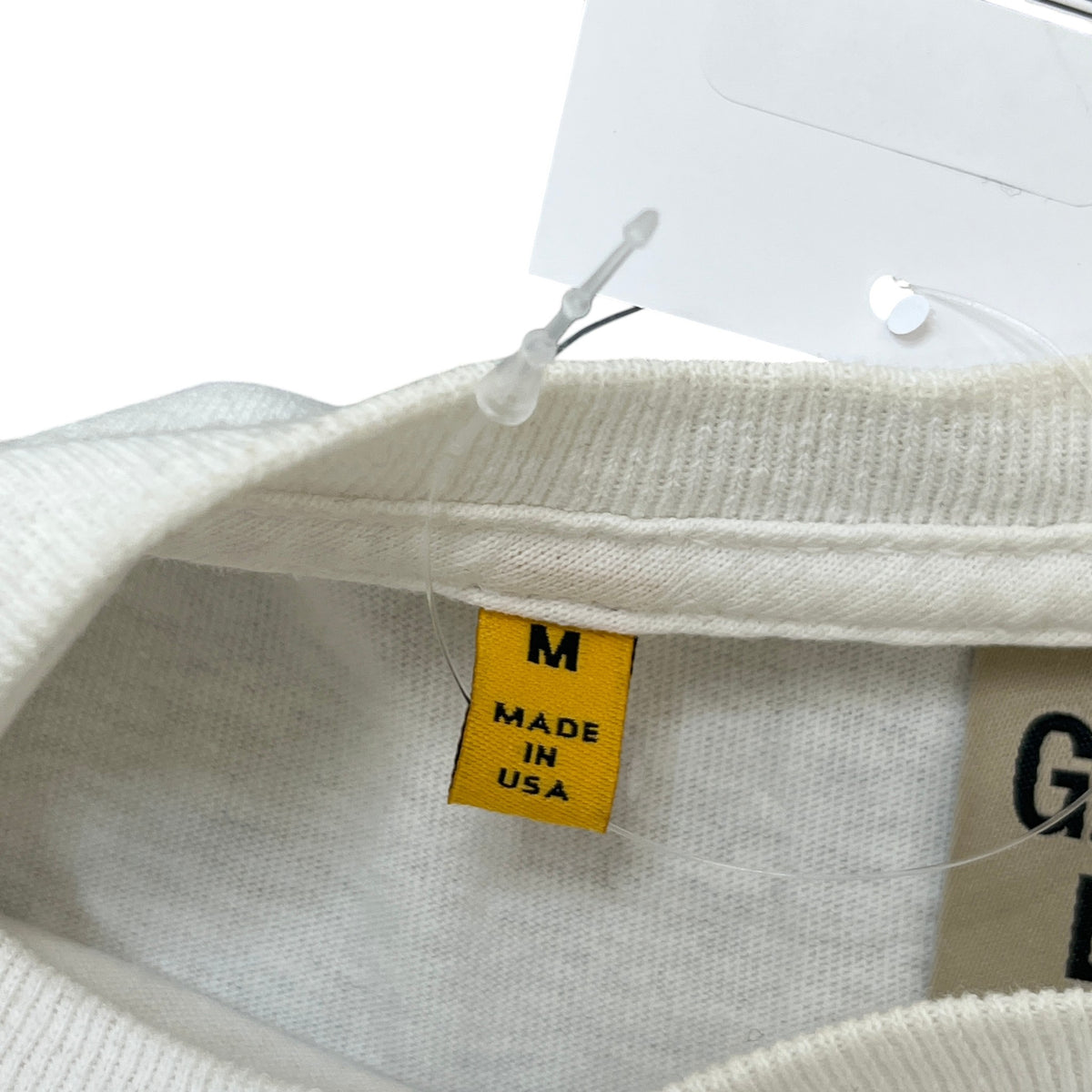 Men's Logo Print T-Shirt White Size M - Photo 6