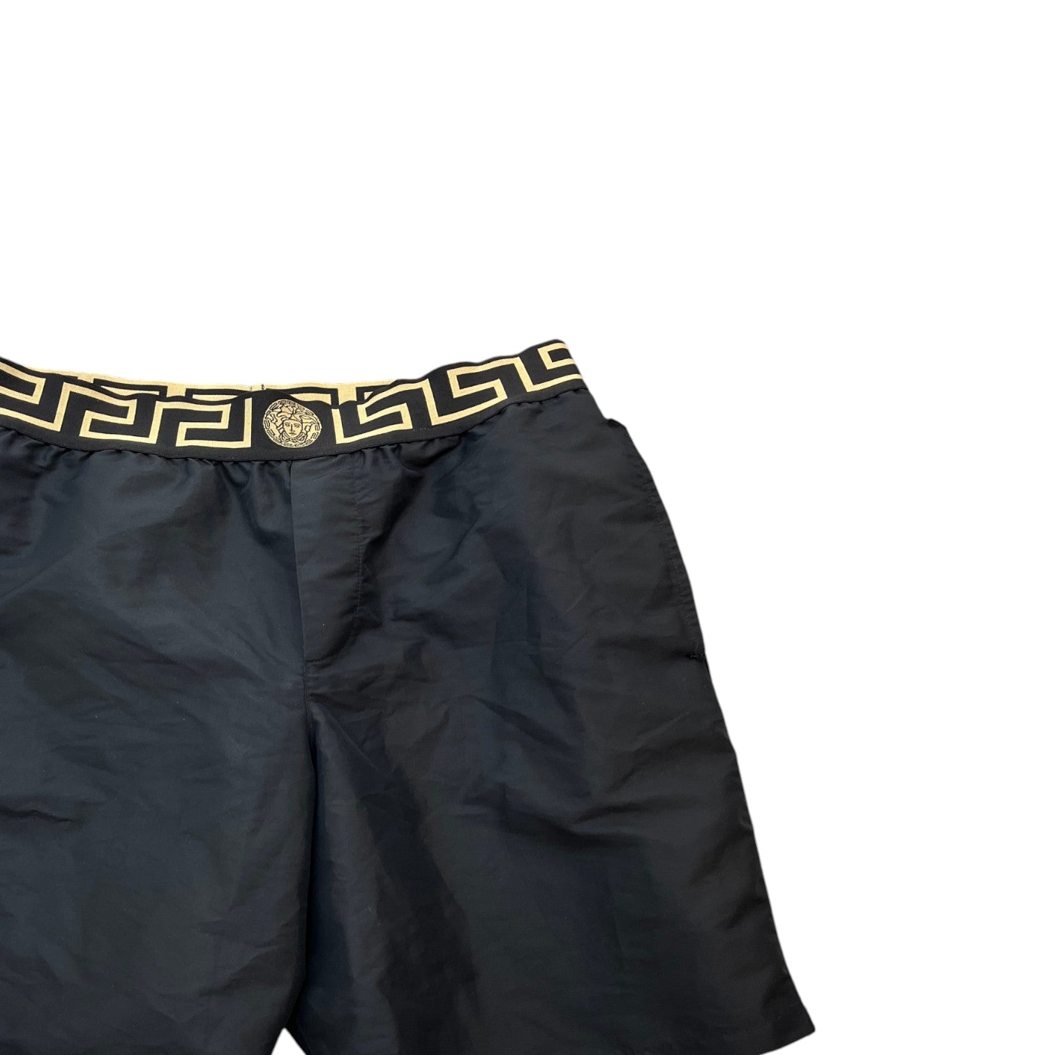 Men's Greca Border Swim Shorts Black Size S - Photo 3