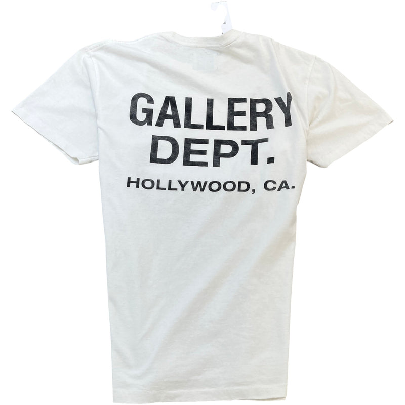 Men's Logo Print T-Shirt White Size M