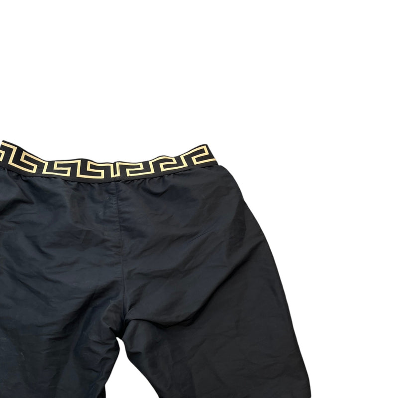 Men's Greca Border Swim Shorts Black Size S