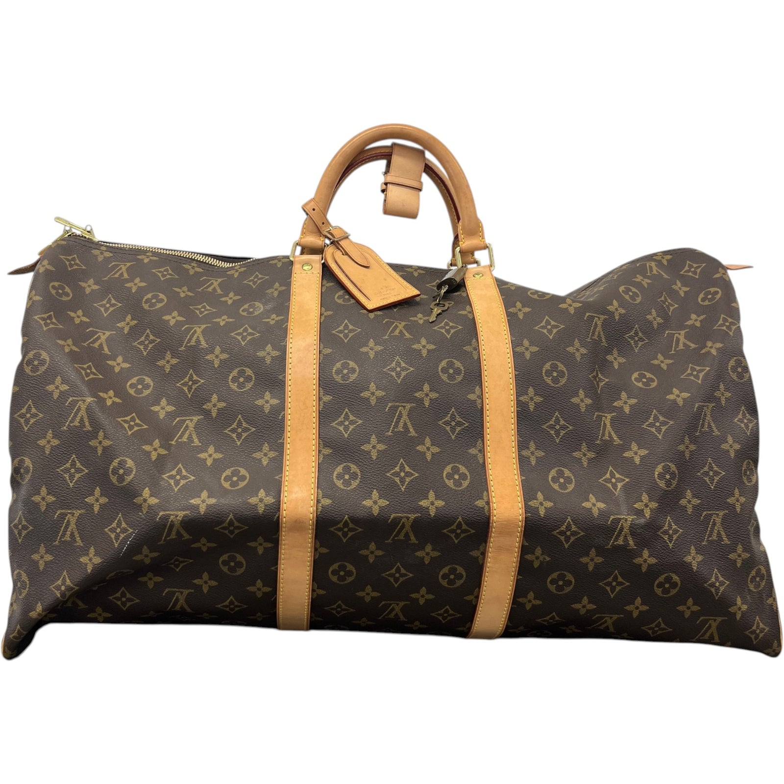 Women's Monogram Keepall 60 Travel Bag Brown - Photo 1