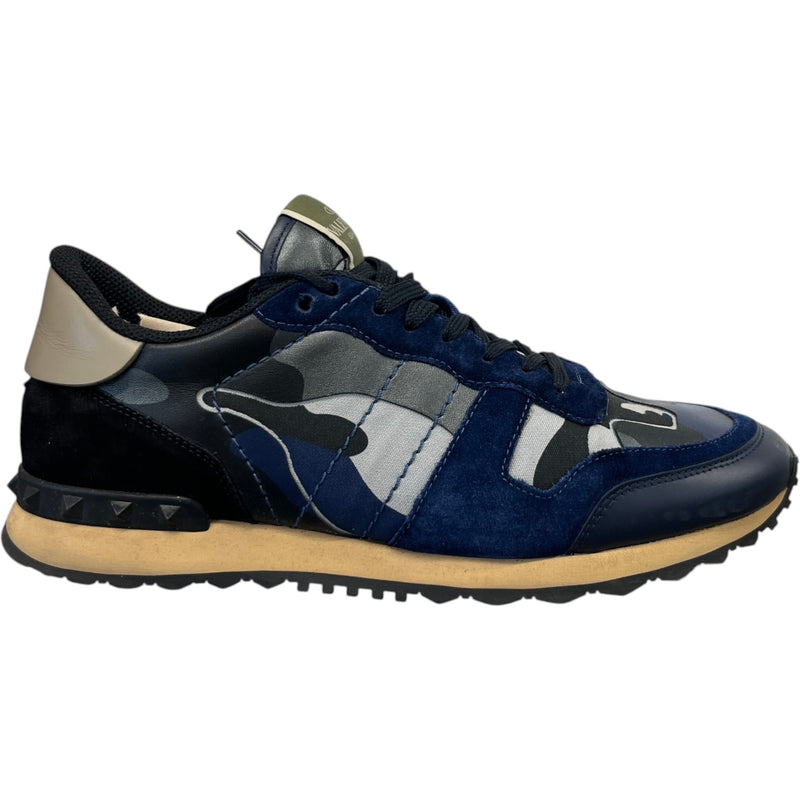 Men's Rockrunner Camouflage Low Trainers Blue Size EU 43 / UK 9