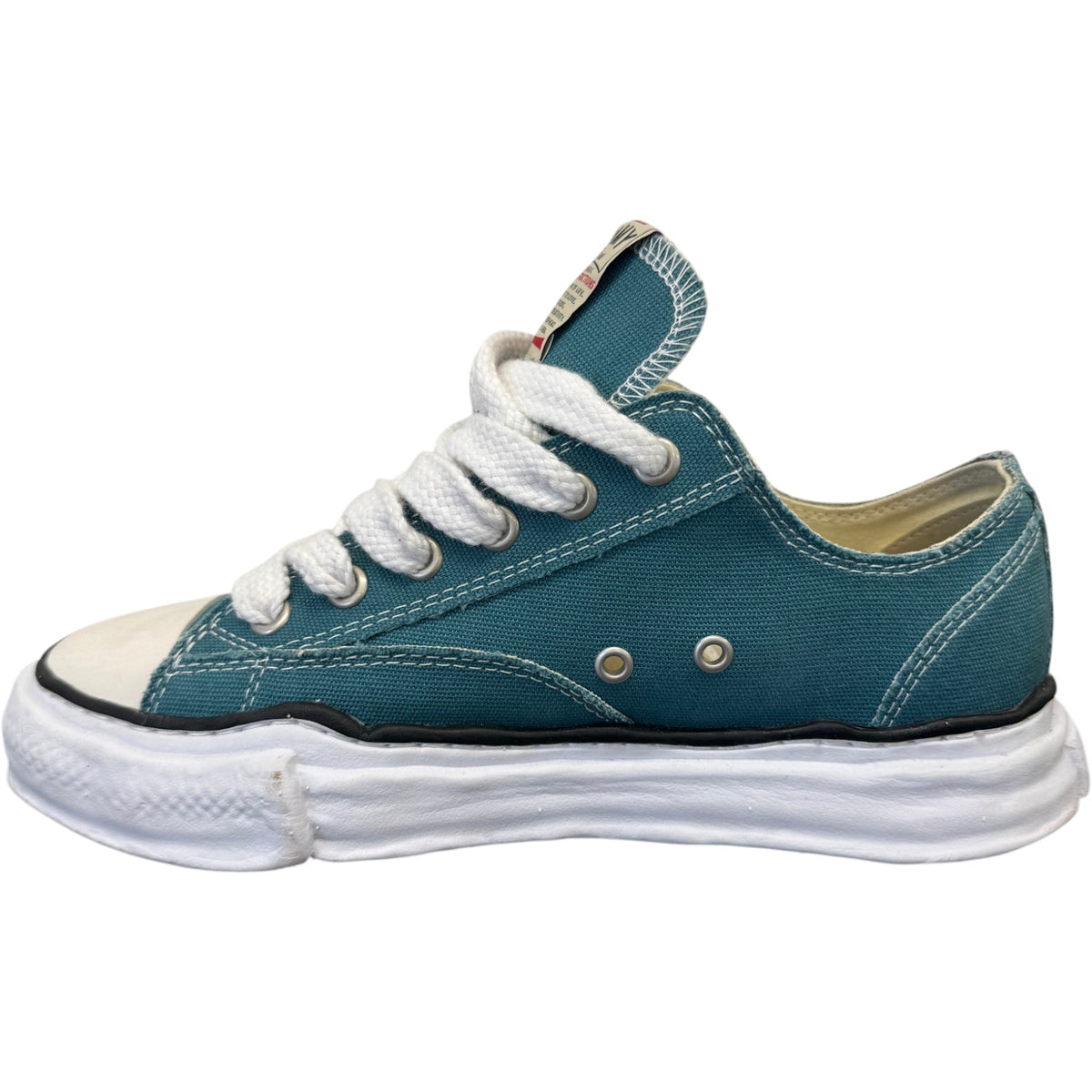 Men's Yasuhiro Peterson OG Sole Low Trainers Blue Size UK 8 / EU 42 - Photo 2