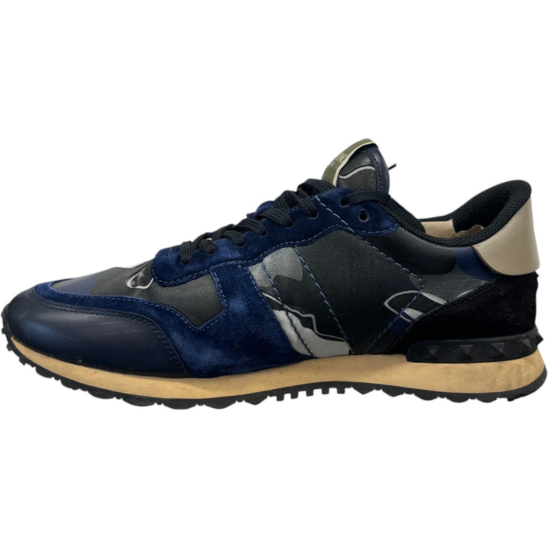 Men's Rockrunner Camouflage Low Trainers Blue Size EU 43 / UK 9