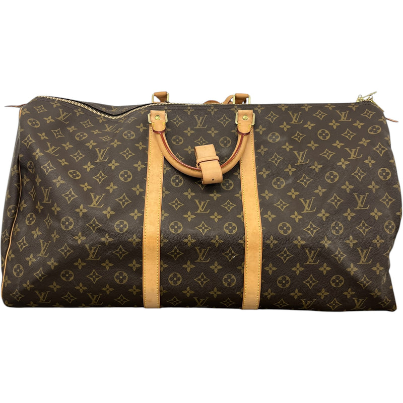 Women's Monogram Keepall 60 Travel Bag Brown