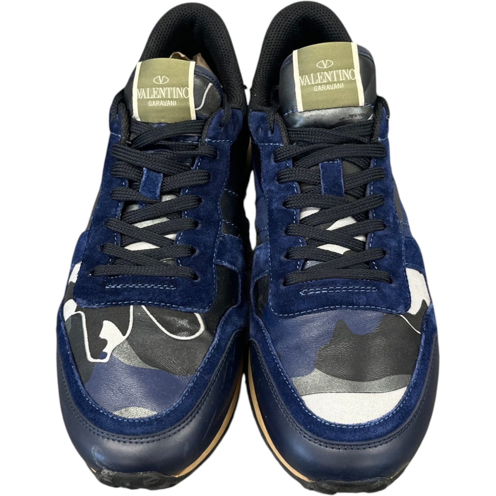 Men's Rockrunner Camouflage Low Trainers Blue Size EU 43 / UK 9 - Photo 6