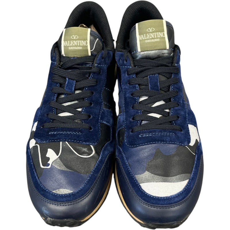 Men's Rockrunner Camouflage Low Trainers Blue Size EU 43 / UK 9
