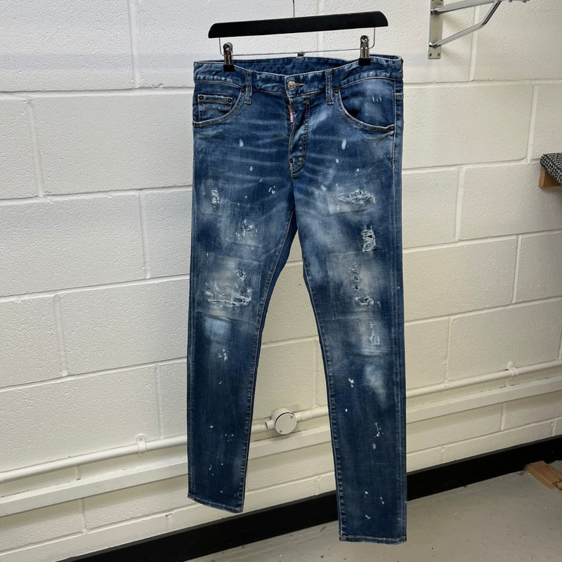 Men's Cool Guy Jeans Blue Size IT 48 / UK 32