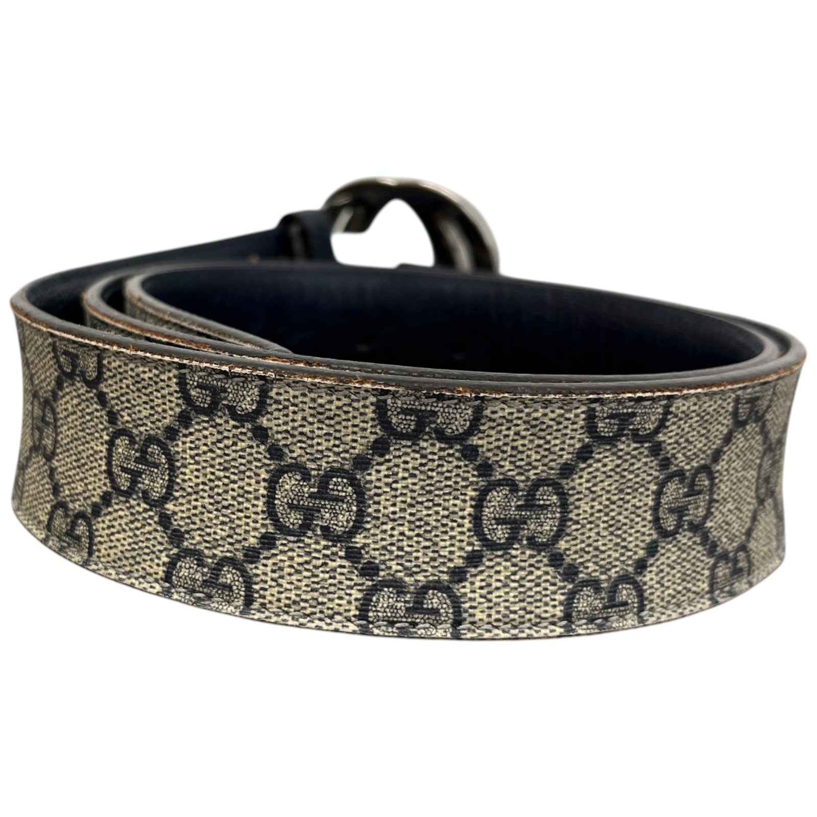 Men's GG Supreme Belt Beige Size 40" - Photo 2