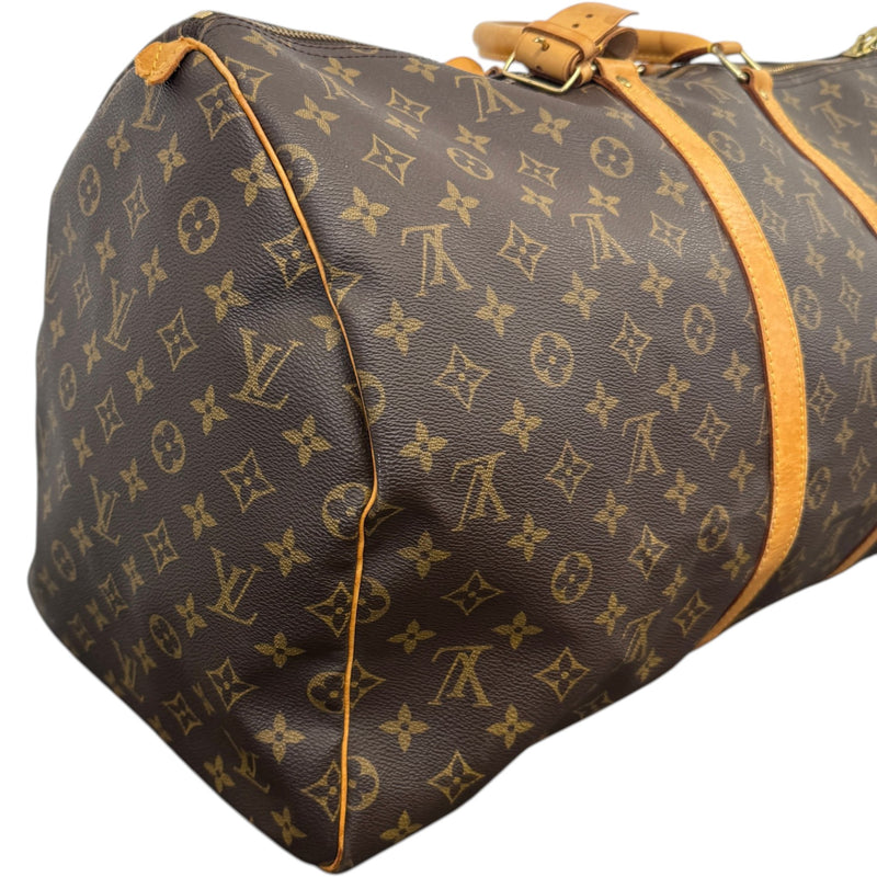 Men's Keepall Bandoulière 55 Travel Bag Brown