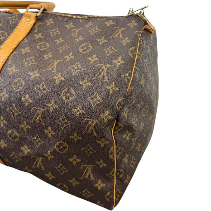 Men's Keepall Bandoulière 55 Travel Bag Brown