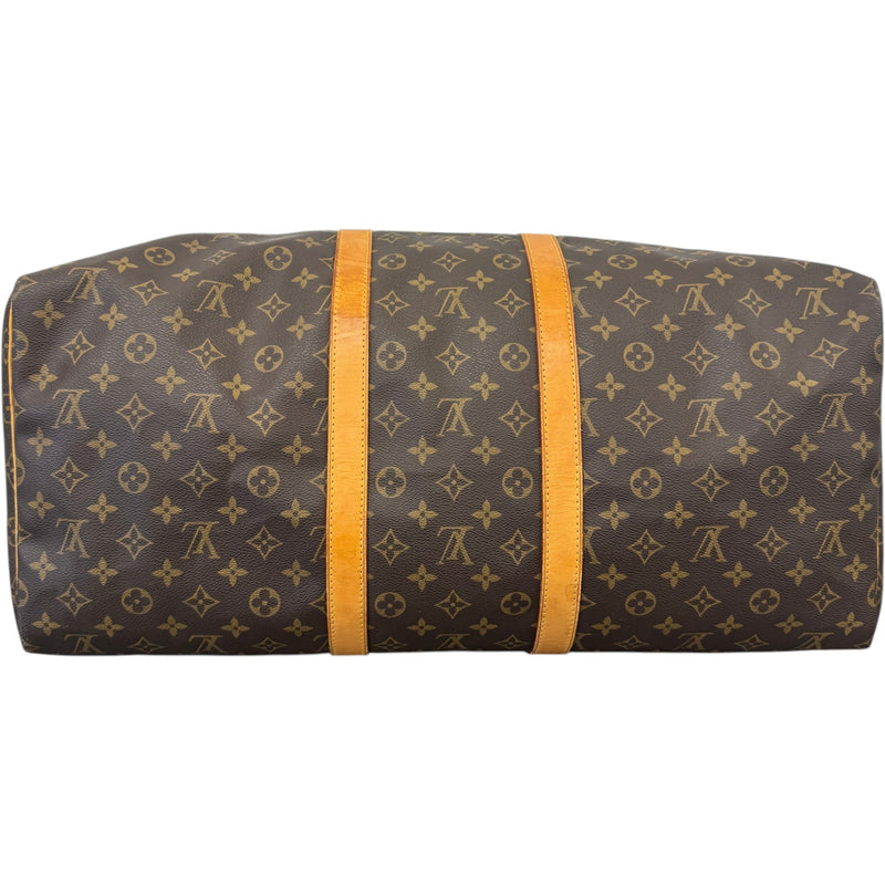 Men's Keepall Bandoulière 55 Travel Bag Brown