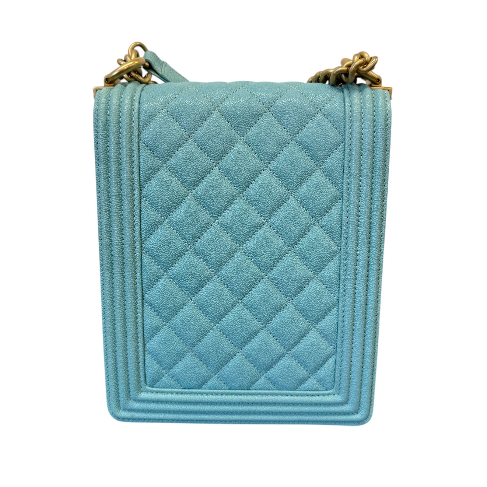 Women's North/South Boy Handbag Blue - Photo 3