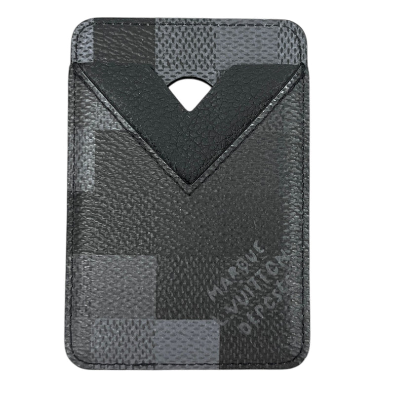 Men's Porte Cartes Magnet Card Holder Black