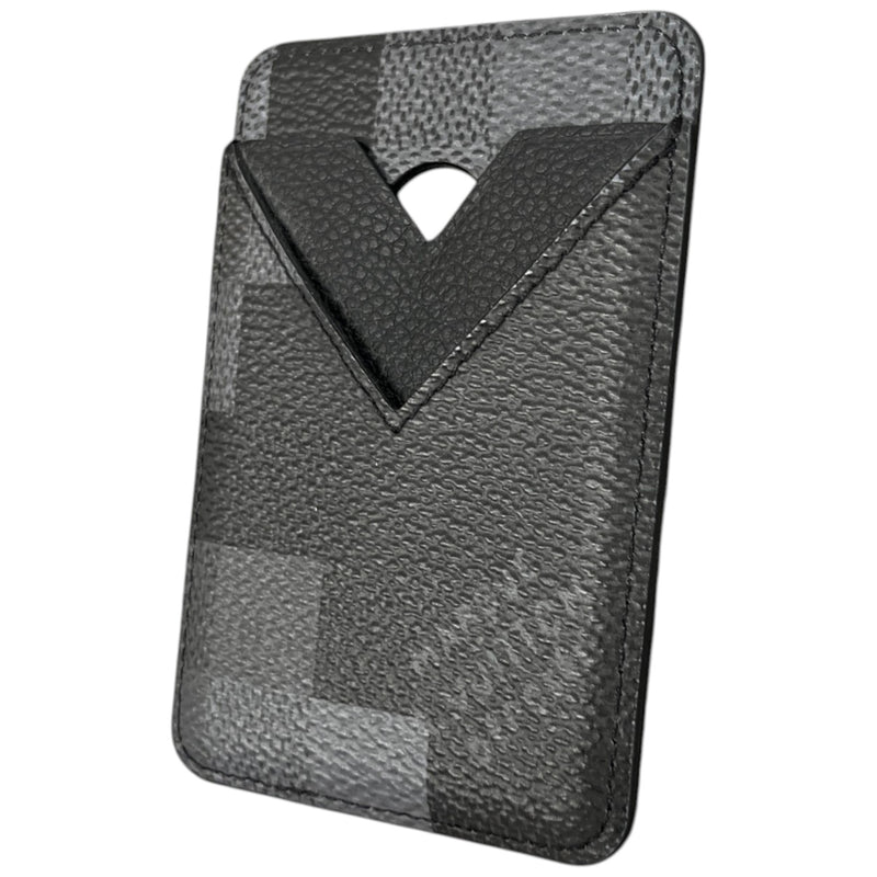 Men's Porte Cartes Magnet Card Holder Black