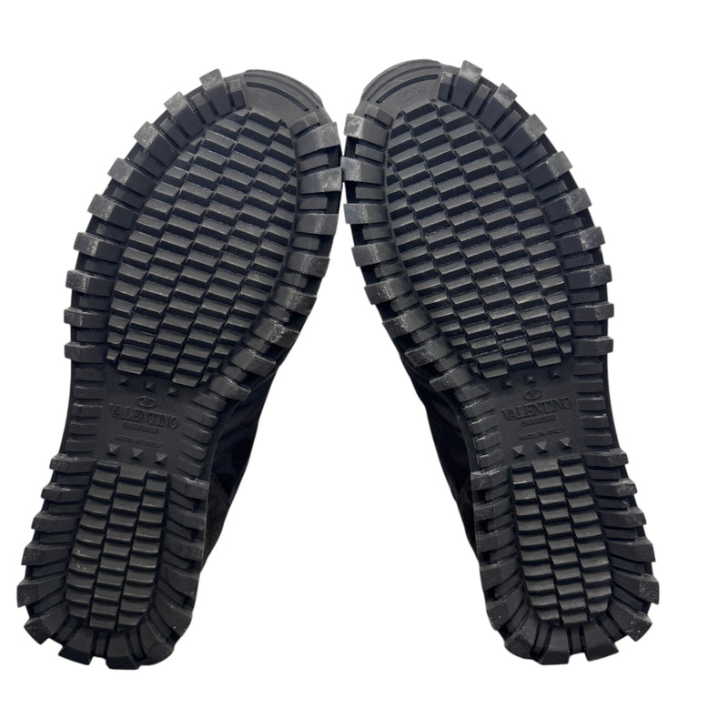 Men's Rockstud Low Trainers Black Size EU 41 / UK 7